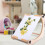 Houten borduurring met scrollframe, verstelbare desktop houten 7