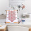 Houten borduurring met scrollframe, verstelbare desktop houten 6