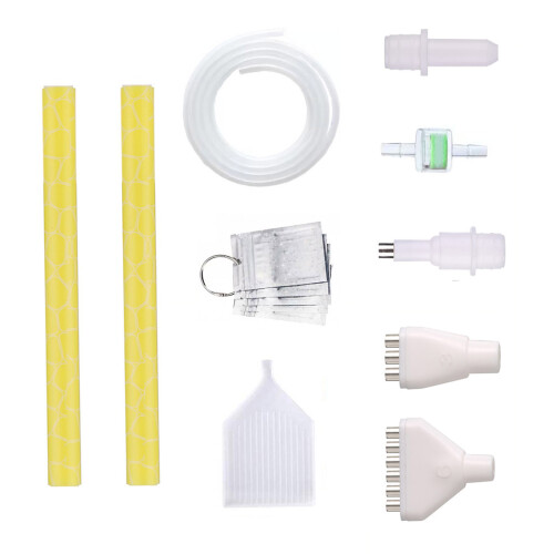 Ergonomische kralenapplicators Set Stevig plastic-Geel