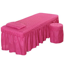 Massage Bed Skirt, Solid Color Massage Table Skirt, Beauty Face Bedding, 7piece Set