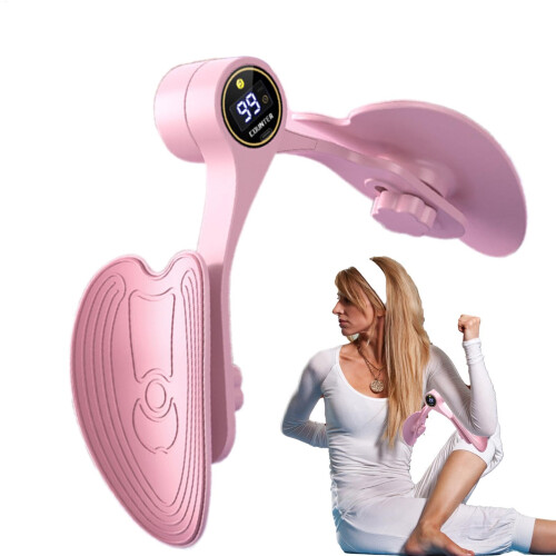 Thigh Trainer, Exercise Device, 360 Degree Rotation, Smart Screen Display