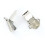 100 x Braces Clips Strap Hooks 20 mm Silver Coloured 4