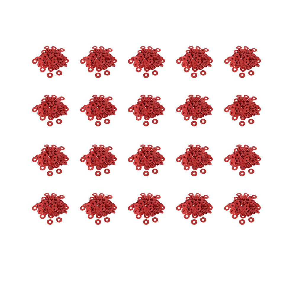2000Pcs Motherboard Screw Insulating Fiber Washers Red 4711011381083