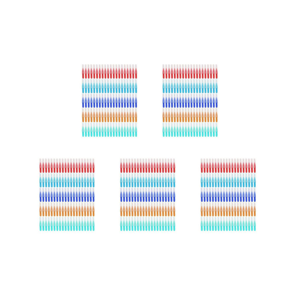 500Pcs Interdental Brush Teeth Soft Dental Picks Tooth Floss Interdental Brush Refill Dental Toothpick Cleaners