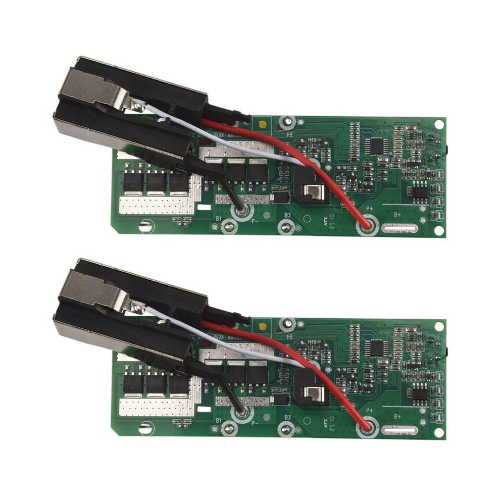 2X Li-Ion Battery Charging Protection Circuit Board Pcb Replacement For Ryobi 18V P108 Rb18l40 Multimeter Multitool 6133020219207