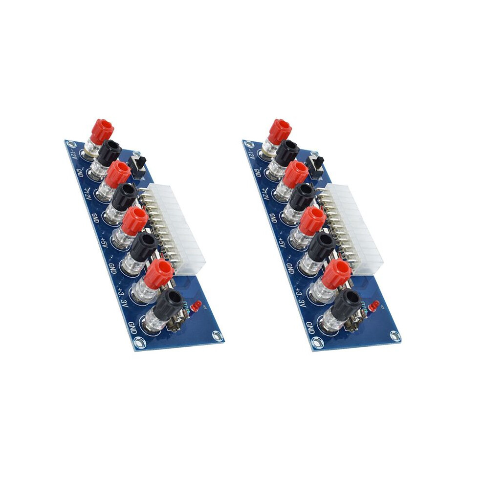 2X Xh-M229 Atx Desktop Pc Chassis Power Transfer To Adapter Board Power Supply Circuit Module 24Pin Output Terminal 4713902989835