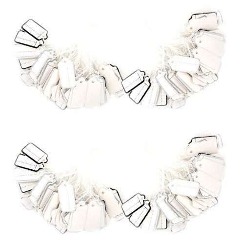 400 Label Tie String Price Tag Tags Display 1.02X0.51 inch HOT