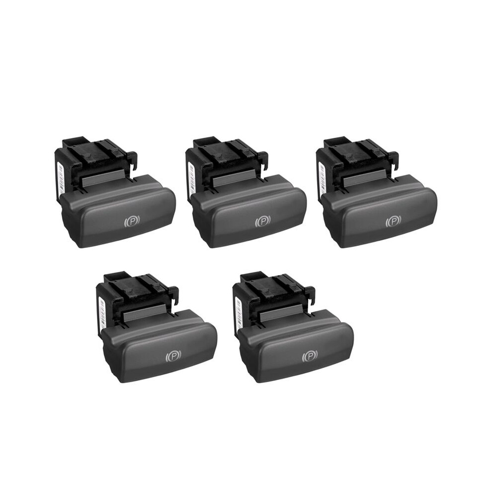 5X Car Electric Handbrake Brake Control Switch Parking Switch For Peugeot 3008/5008 470706 Black 6134064316242