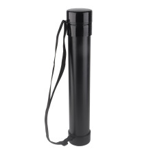 Extendable Poster Storage Tube, Expandable from 20.3 Inches to 34.1 Inches, with Straps for Posters, Documents, Artwork, Paintings, and Collectibles.