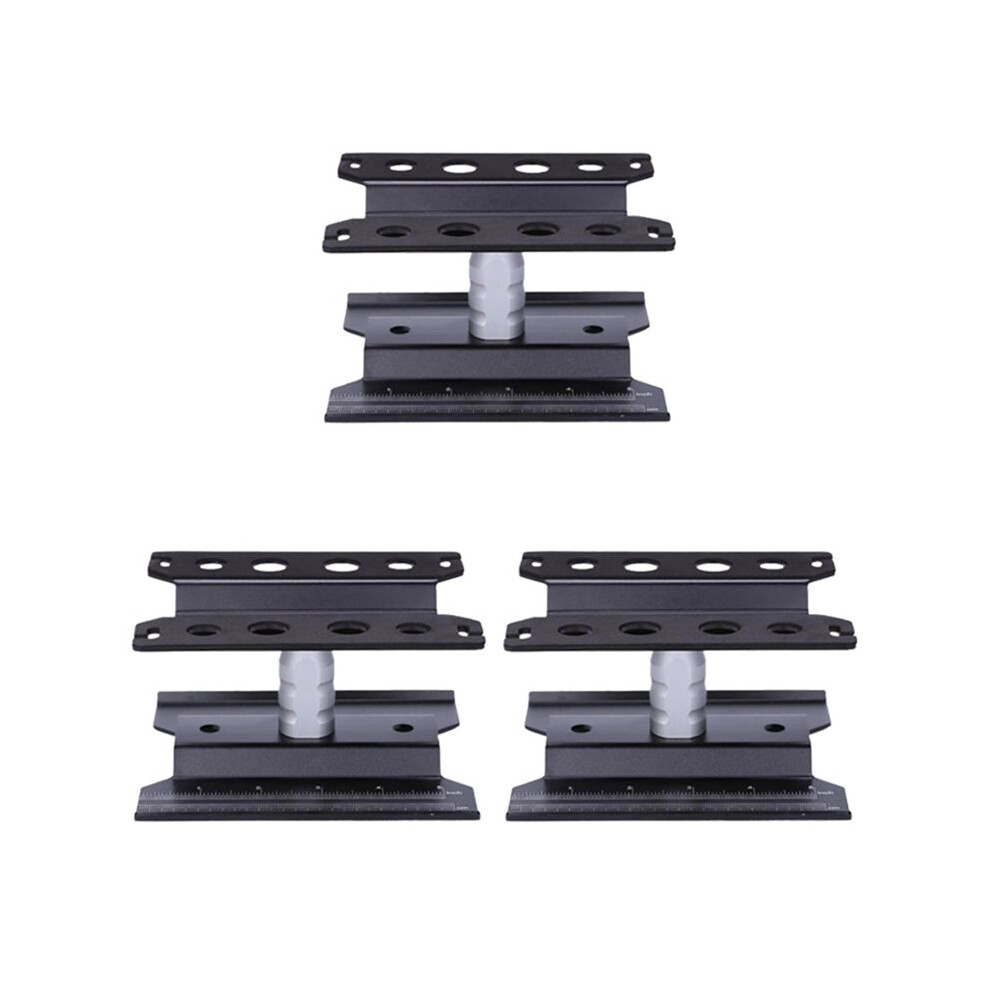 3X Metal Rc Car Workstation Work Stand Repair 360 Degree Rotation For 1/8 1/10 1/12 1/16 Scale Models, Black 4713005623124