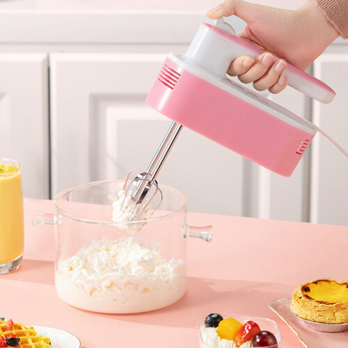Hand Mixer Electric Handheld Mixer for Baking Cake Egg Cream-US 2