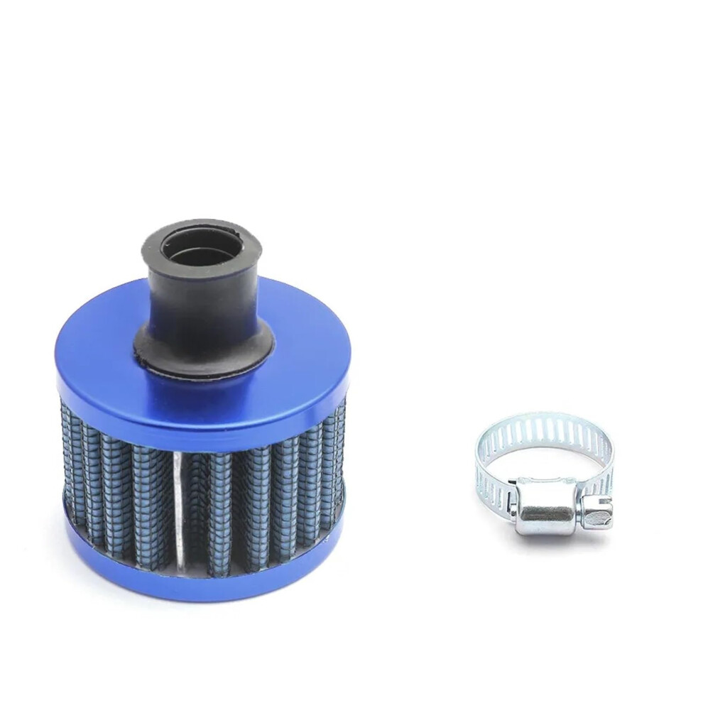 Intake Air Filter Motorcycle 12Mm Mushroom Style Flow Breather Filter (Blue) Blue 9189345755828