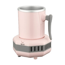 Electric Cooling Cup Mat Table Cooler Mug Holder for-Red EU