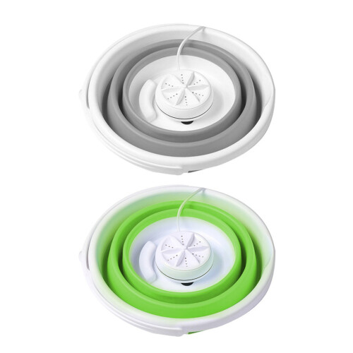 Mini Foldable Laundry Tub Automatic/for-Light Grey 3 1