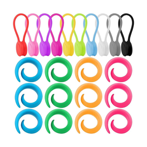 22pcs Fabric Holder Magnetic Fabric Clips Silicone Thread Spool Holder