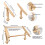 Adjustable Beechwood Sewing Frame Stand With Nonslip Clamps For 3