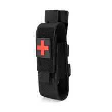 2Piece Upgrade 1000D Molle Tourniquet Bag, Tactical Medical Tourniquet Bag Holster 1PCS Black
