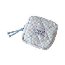 Cherries Print Sanitary Product Organizer Lightweight-Blue