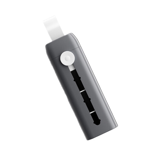 Multi Compartment Slide Open Organizer Transparent-Light Grey
