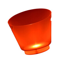 Shatters proof Beverage Chiller Glowing LED Ice-red light