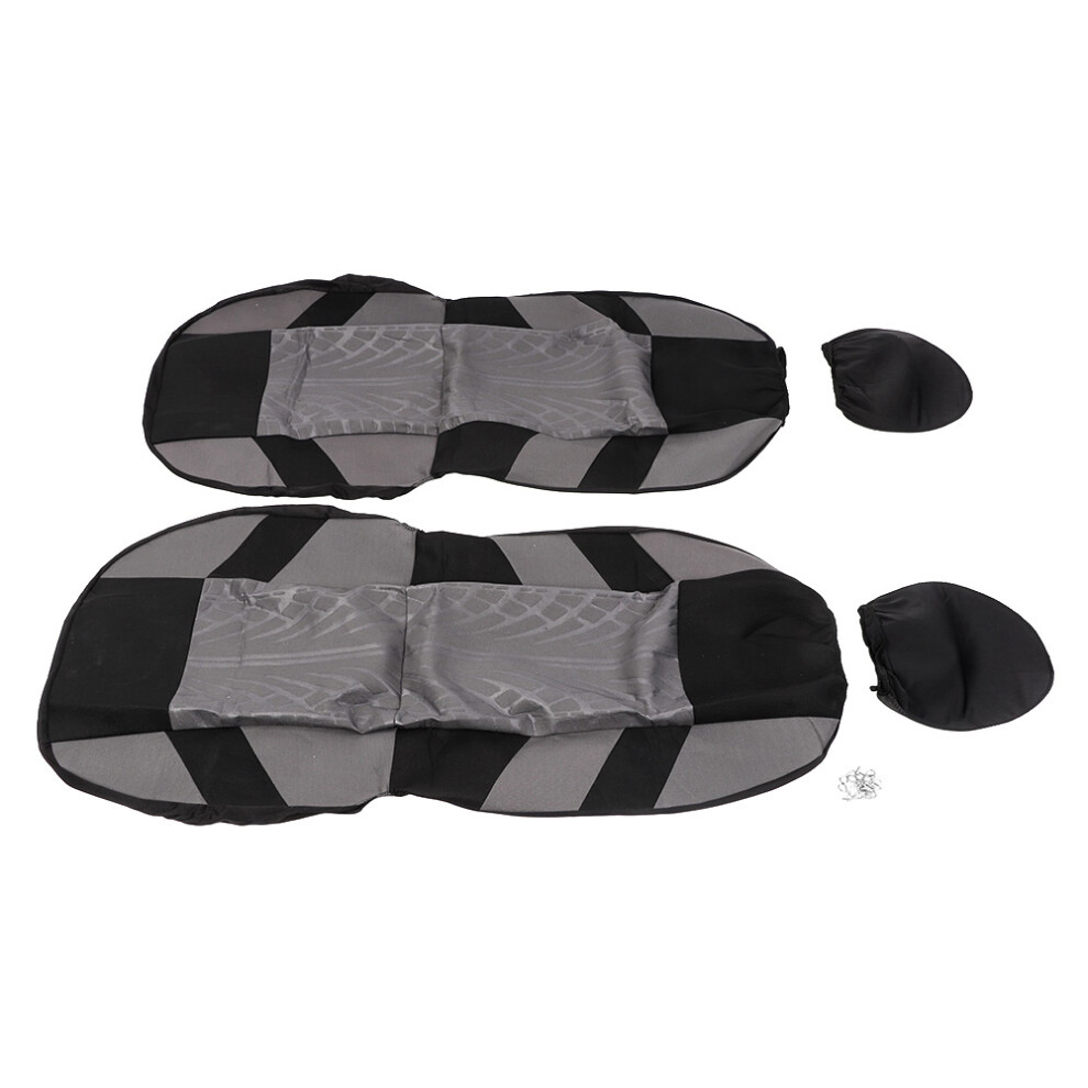 Car Seat Covers Universal Fit Stylish Comfortable Design Durable Materials Front And Rear Covers Airbag Compatible Cloth Car Interior Protection 9139052958715