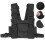 Γιλέκο Walkie Talkie γραφείου ασφαλείας, Hands Free Επικοινωνίας από καμβά Μεταφορέας 4