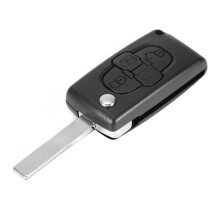 Controle remoto de entrada sem chave com capa para chave remota, chave de ignição do carro, material plástico, resistente ao calor e ao desgaste,