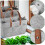 Nappy Caddy Organiser, Portable Nursery Caddy, Foldable Felt Bag, Grey Gray 3