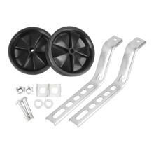 Additional wheels for children's bicycles, compatible with 1220 inch models, black.