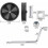 Additional wheels for children's bicycles, compatible with 1220 inch models, black. 4