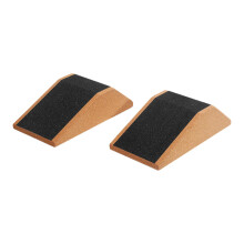 1 Pair AntiSlip Slant Calf Stretcher Cork Squat Block Professional Squat for Increased Squats 2pcs