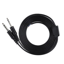 Headset Adapter For General Aviation Dual Plugs Mini XLR 5 Pin Connector Plug And Play High Quality Material Portable Compact Size Strong Shield Cable