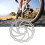 Fahrrad-Bremsscheibe, Edelstahl, für 12
