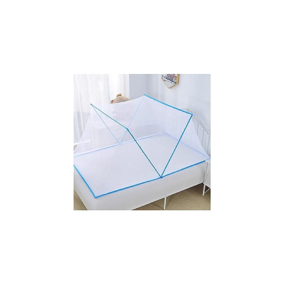Portable Indoor Foldable Mosquito Net Bed Canopy, Tent, Bed, Foldable, Canopy, Net, Tent, Mosquito Net, 1.6M Blue