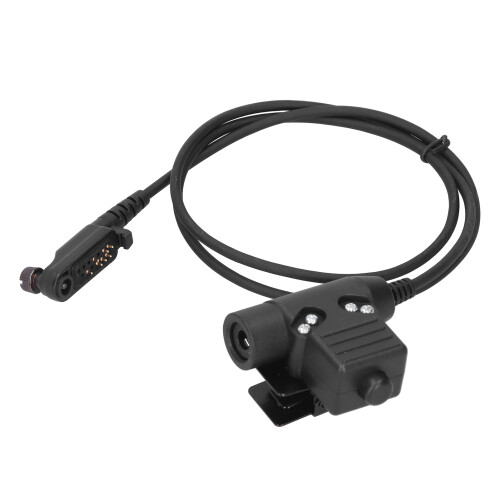Προσαρμογέας ακουστικών PTT Tactical Headset υψηλής αντοχής με ακριβή εφαρμογή κοπής και 1