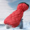 Practical glove design with integrated ice scraper for easy winter preparation (red) 3