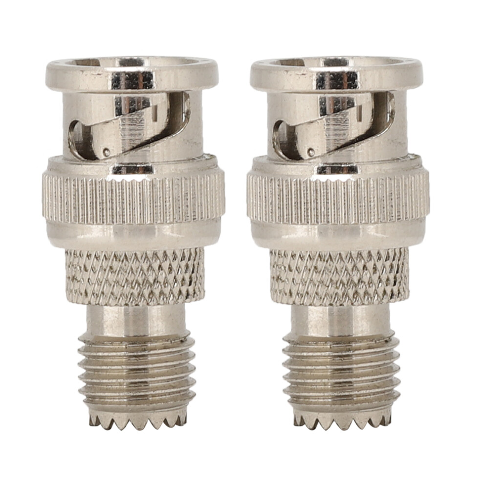 Metal Barrel Material Bnc Female To Bnc Female Connector Corrosion Resistance Connect Bnc Extension Cables Precision Made Nickel Plated Body For Cctv 9416038666650