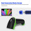 Durable Wireless Barcode Scanner Plug And Play 2D Barcode Reader With Two Scanning Mode No Drivers Required Reads Barcodes On Various Media Worry Free 4