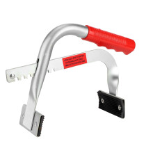 Grab Lift & Carry Tool voor 4 auto-accu's, verstelbaar accurek met antislip-isolatie, accuhouder met rubberen pads voor een veilige grip.
