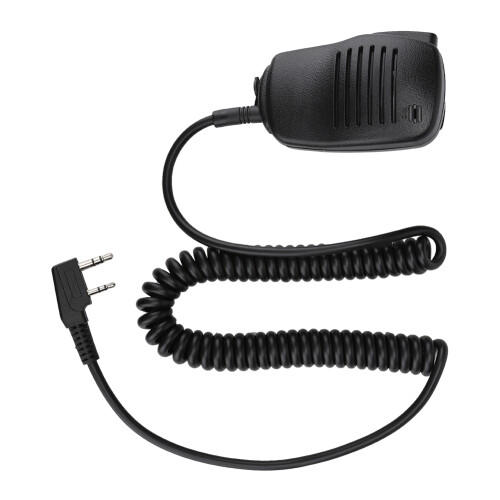 Μικρόφωνο PTT συμβατό με Walkie Talkie, ακουστικά ακουστικού σωλήνα με μικρόφωνο μείωσης 2