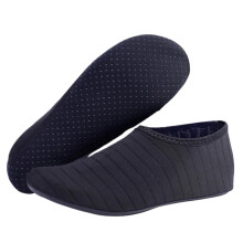 2 pairs of beach socks for swimming, nonslip diving socks, slippers (3XL) black