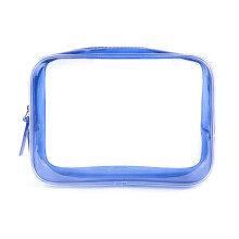 Sac transparent robuste conforme aux normes des compagnies aériennes pour les voyages en avion, pochette réutilisable approuvée par la TSA,