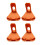 4 Pcs Poultry Leg Injury Splints Highlighting Modifiable-h 1