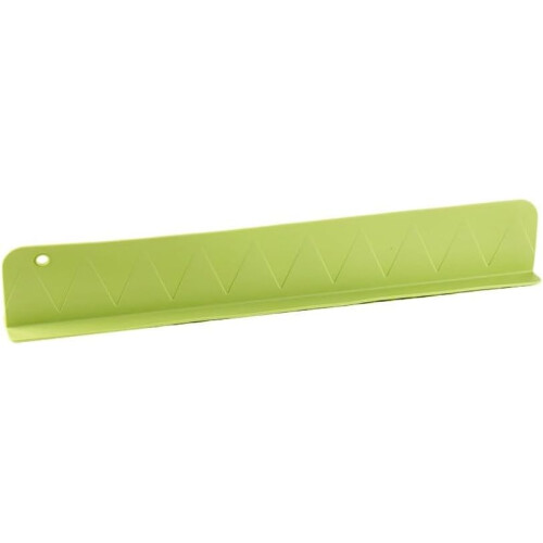 Multifunctional splash guard for kitchen, silicone strip, no tools required (green) 1