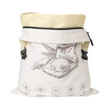 Organic Cotton Bees Wax Food Bag Kitchen Storage Solution-White