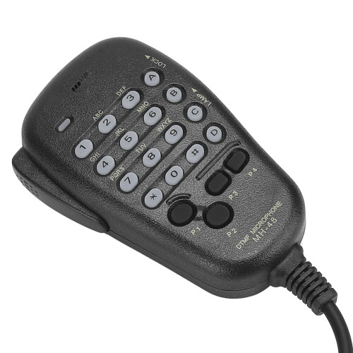 Κουμπί Push-To-Talk DTMF ηχείο μικρόφωνο με οπίσθιο φωτισμό για κινητούς ραδιοφωνικούς 2