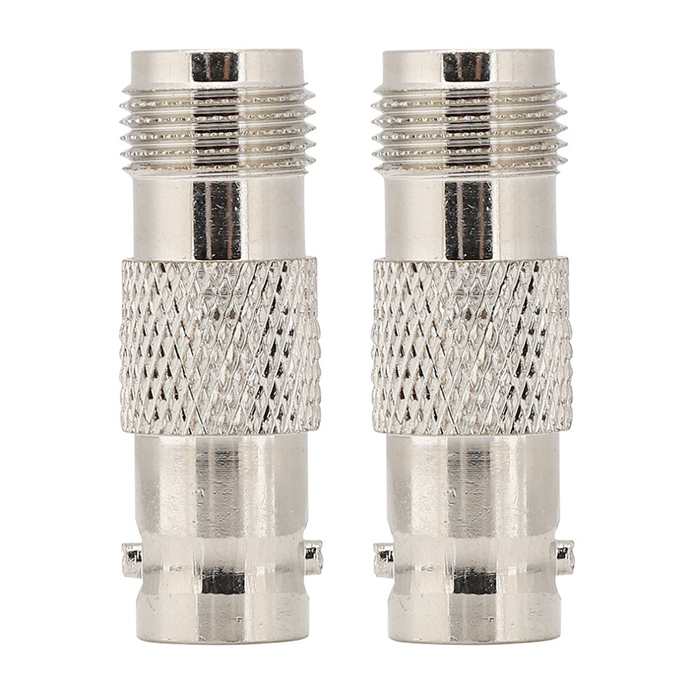 Bnc Female To Bnc Female Connector Corrosion Resistance Nickel Plated Body Precision Made Metal Barrel Material Connect Bnc Extension Cables For Cctv 9416038666476