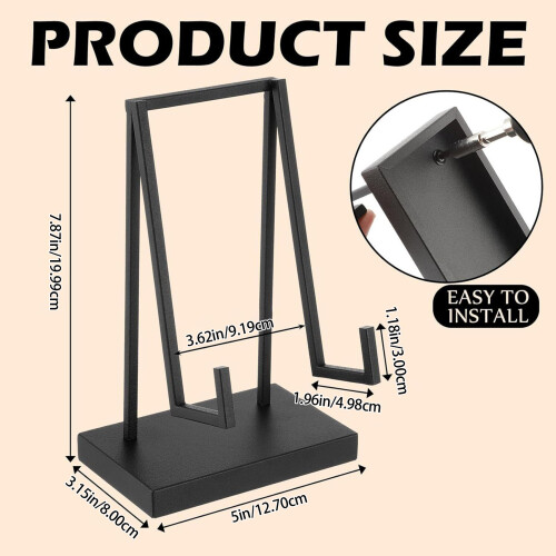 Metal Art Display Stand Elegant Designs Safely Showcases 2