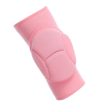 Volleyball knee pads for girls, thickened elastic knee support, Pink L