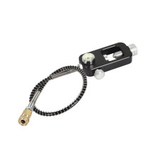 Mini scuba tank for divers, mini oxygen tank adapter for diving equipment, diving equipment for scuba tanks, black with tube (Mpa dial) M.